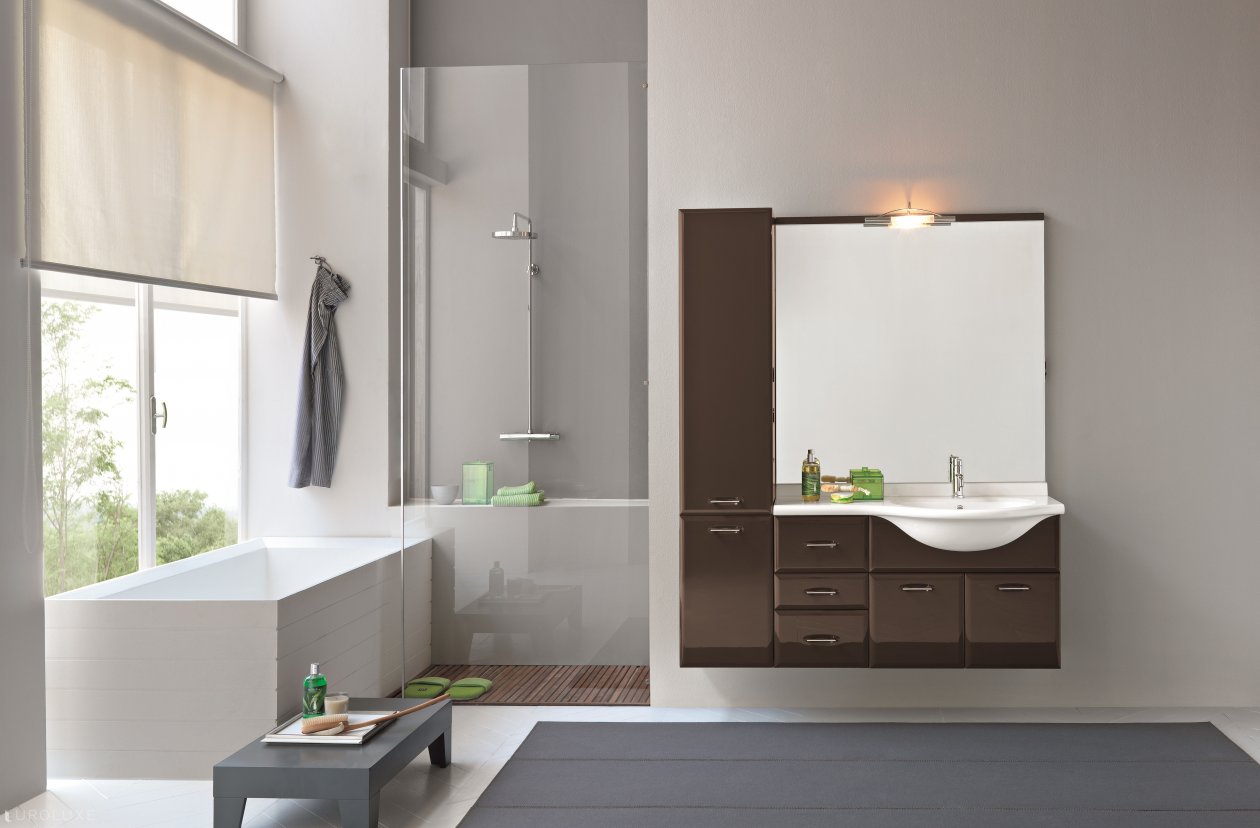 Ambra - Italian bath, bath, modern bathroom, cabinets, bathrooms Chicago, clean design, Ambra, vanities, shower, bathroom, bathroom furniture