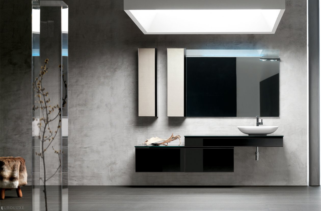 Onyx - clean design, bathroom mirror, Chicago bath, bathroom furniture, Italian furniture, Onyx bathroom, modern bathroom