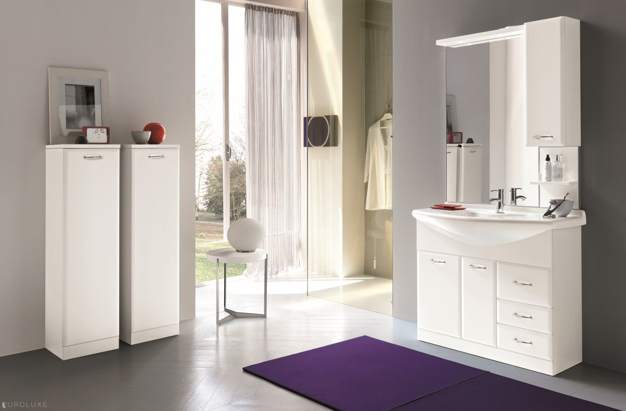Ambra - Ambra, bathroom furniture, bathrooms Chicago, Italian bath, bathroom, modern bathroom, shower, clean design, cabinets, vanities, bath