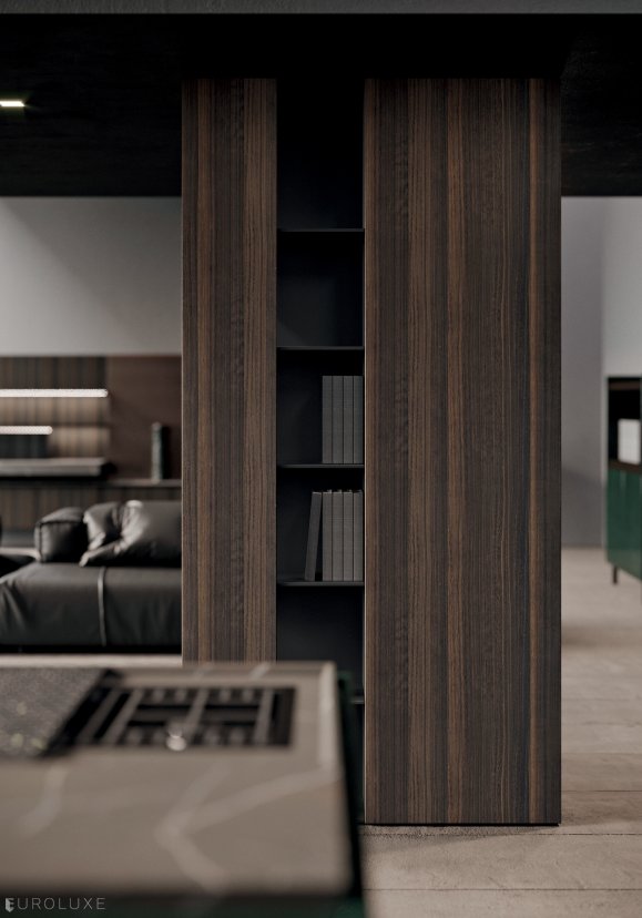 Scava - Scava by Binova, minimalistic kitchen, black kitchen, italian, Binova cabinets chicago, urban interior, custom kitchen cabinets, european kitchen, dining furniture, contemporary kitchen, modern kitchen, modern design, kitchen Chicago, kitchen cabinets, wooden kitchen