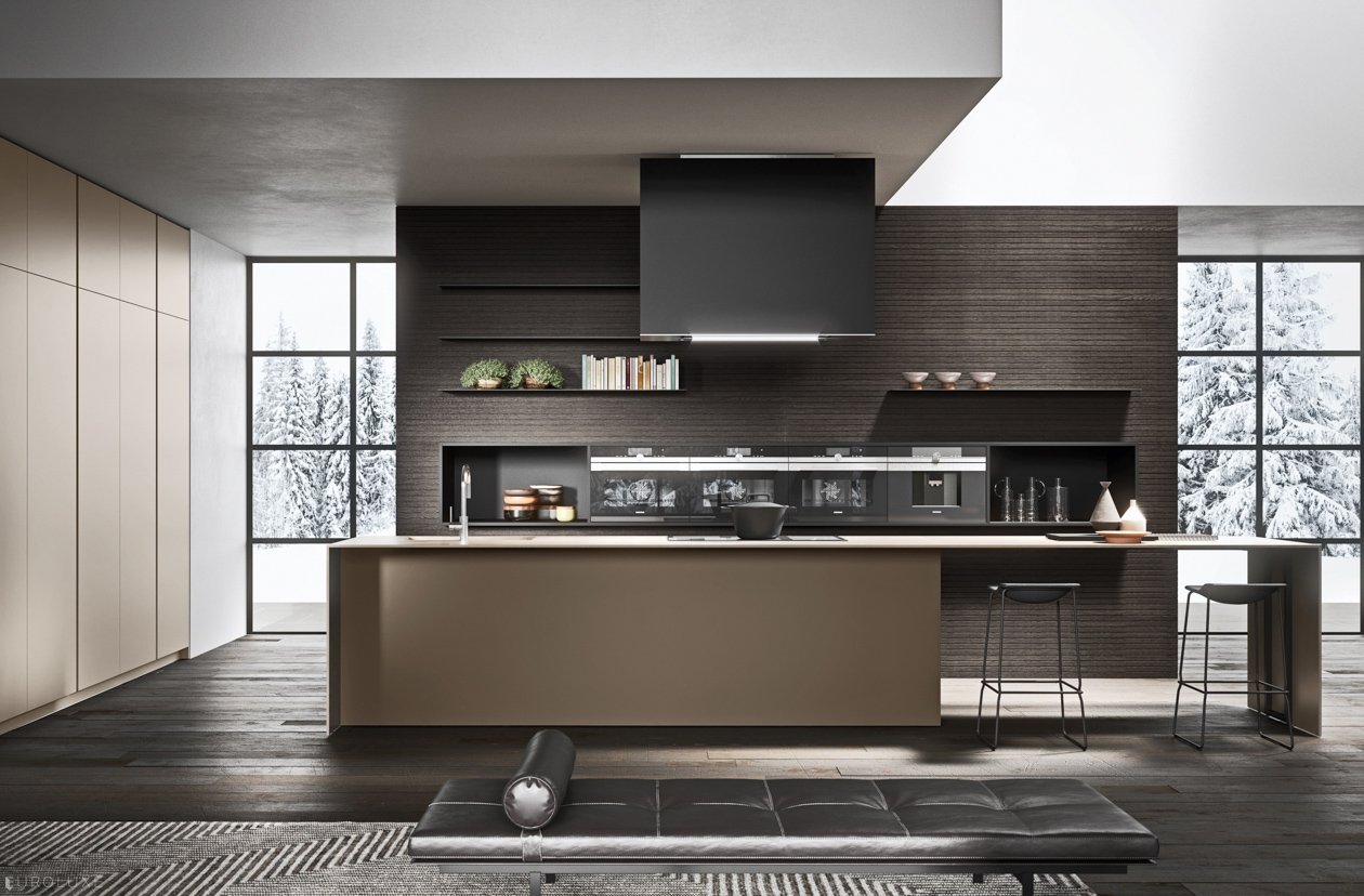 Moka - chicago kitchen cabinets, Pedini, modern european kitchen, modern kitchen, minimalistic kitchen, italian kitchen, european kitchen, Moka