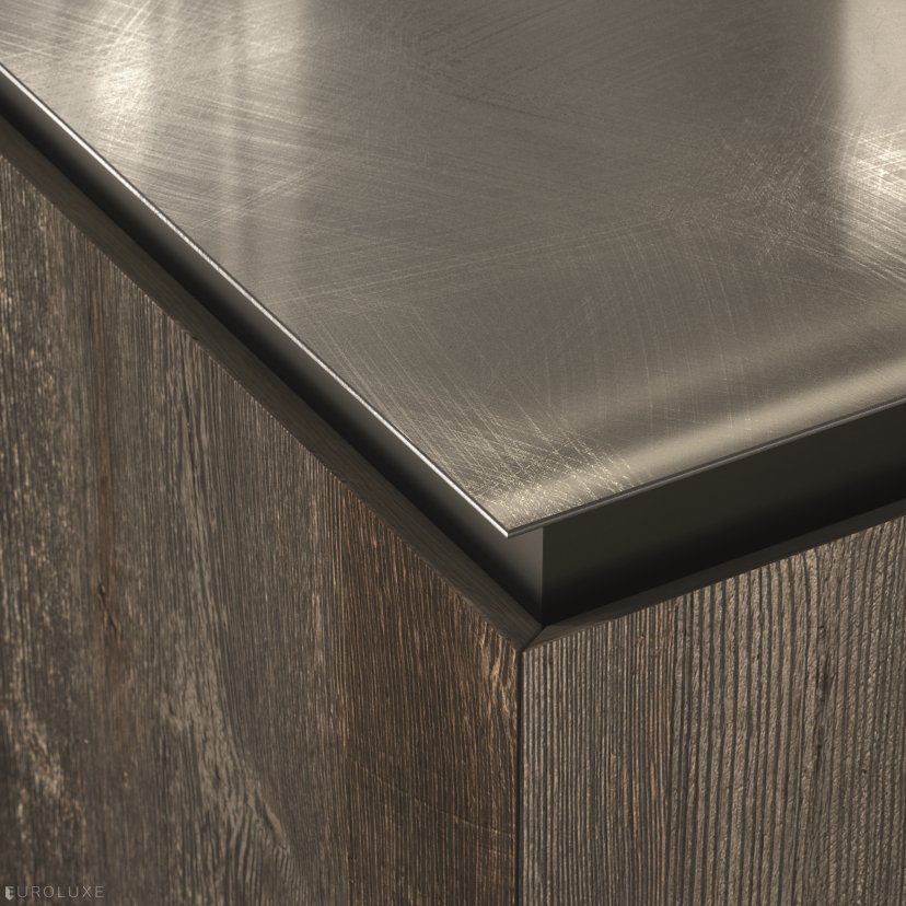 AK 05 in Abete Chalet Veneer & Piombo Laquer - dining furniture, arrital, urban interior, arrital cabinets chicago, modern kitchen cabinets, kitchen Chicago, modern design, contemporary kitchen, ak project, italian, chicago italian cabinets