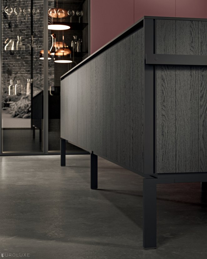 Regula - wooden kitchen, modern design, custom kitchen cabinets, minimalistic kitchen, kitchen Chicago, contemporary kitchen, european kitchen, italian, black kitchen, Binova cabinets chicago, modern kitchen, kitchen cabinets, Regula by Binova, urban interior, dining furniture