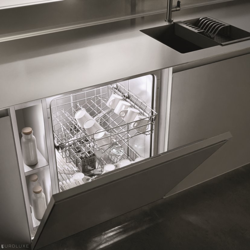 AK 08 in White Corian  - modular kitchen, modern design, modern kitchen cabinets, italian, italian cabinets, ak project arrital, graphite kitchen, european kitchen cabinets, dining furniture, contemporary kitchen, arrital cabinets chicago, kitchen Chicago, urban interior, minimalistic kitchen