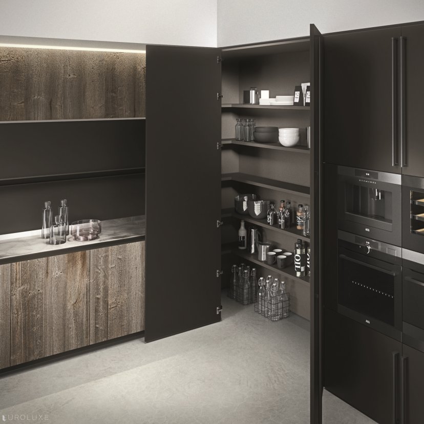 AK 05 in Abete Chalet Veneer & Piombo Laquer - contemporary kitchen, kitchen Chicago, italian, modern design, dining furniture, arrital, ak project, modern kitchen cabinets, arrital cabinets chicago, urban interior, chicago italian cabinets