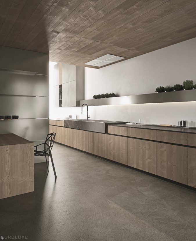 AK 05 in Abete Vigo Veneer and Metallic Lacquer - modern design, dining furniture, ak project, contemporary kitchen, arrital cabinets chicago, urban interior, kitchen Chicago, italian, arrital, chicago italian cabinets, modern kitchen cabinets