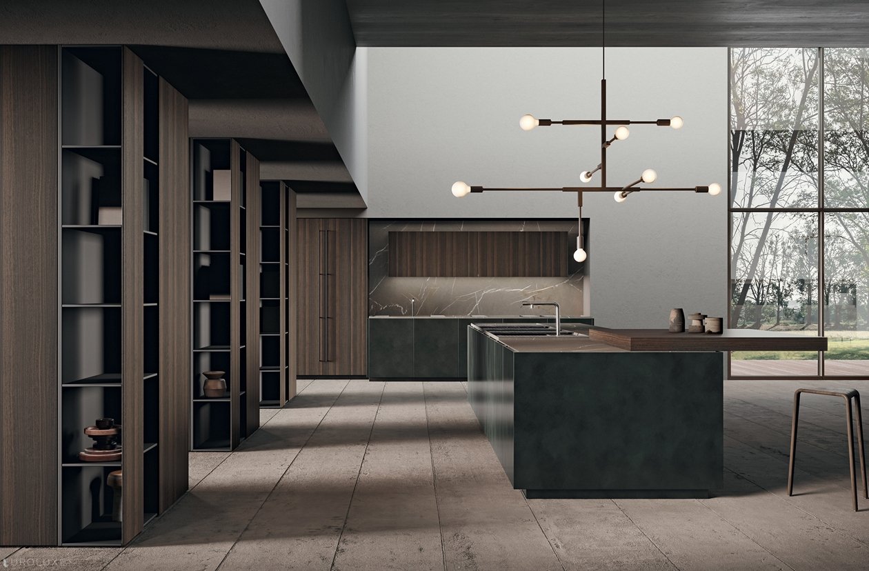 Scava - modern kitchen, Binova cabinets chicago, kitchen cabinets, custom kitchen cabinets, wooden kitchen, european kitchen, minimalistic kitchen, Scava by Binova, dining furniture, kitchen Chicago, contemporary kitchen, black kitchen, modern design, urban interior, italian