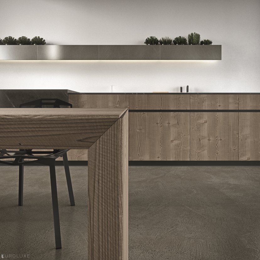 AK 05 in Abete Vigo Veneer and Metallic Lacquer - dining furniture, arrital cabinets chicago, italian, kitchen Chicago, modern design, ak project, chicago italian cabinets, urban interior, modern kitchen cabinets, contemporary kitchen, arrital