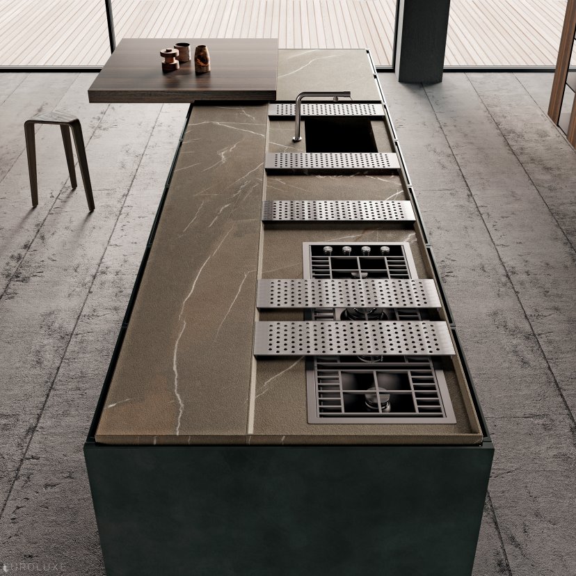 Scava - Binova cabinets chicago, kitchen Chicago, wooden kitchen, urban interior, contemporary kitchen, modern design, dining furniture, custom kitchen cabinets, minimalistic kitchen, Scava by Binova, kitchen cabinets, modern kitchen, european kitchen, black kitchen, italian