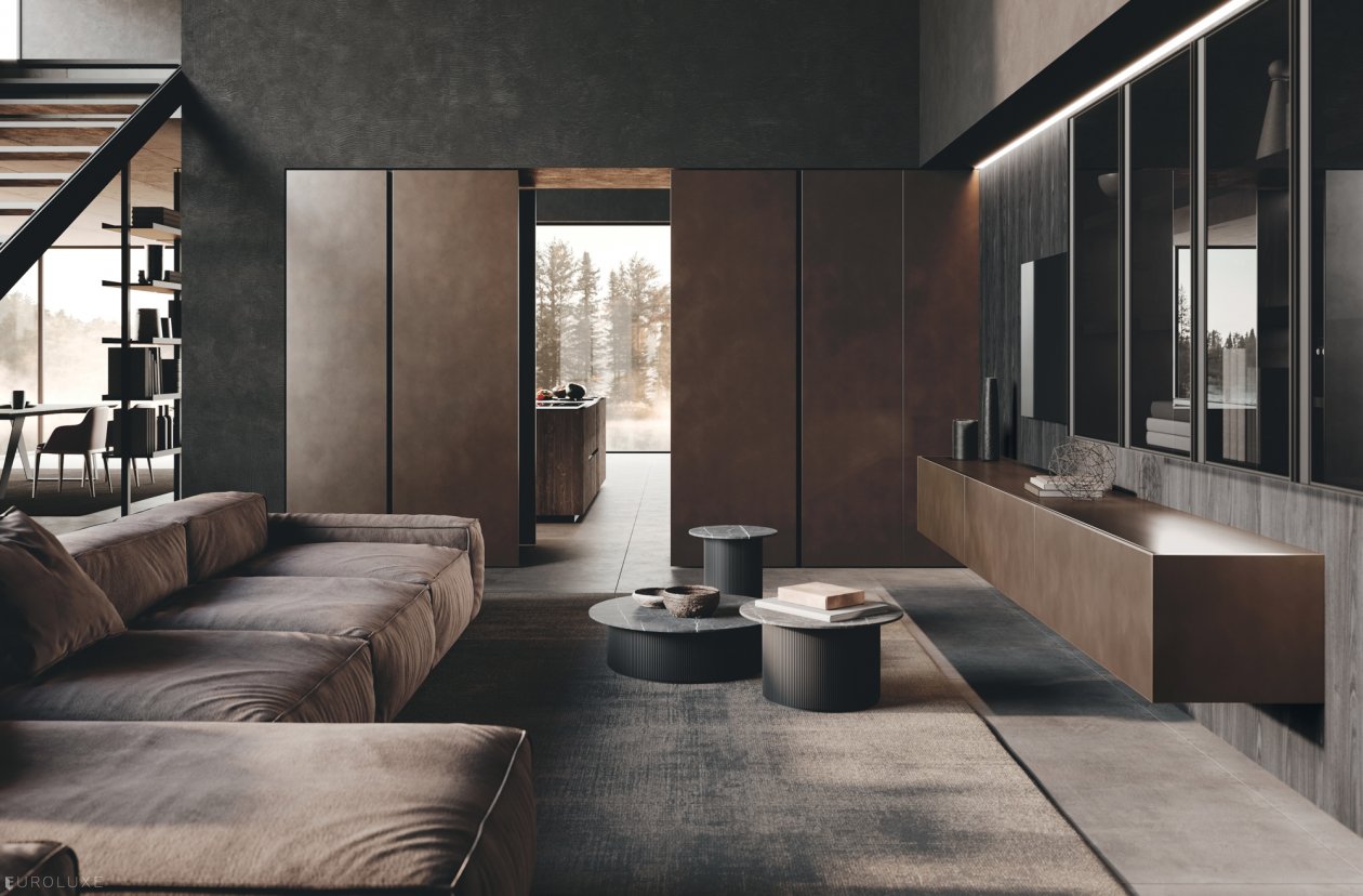 Bluna - kitchen Chicago, modern design, contemporary kitchen, urban interior, dining furniture, minimalistic kitchen, black kitchen, modern kitchen, european kitchen, italian, Bluna by Binova, wooden kitchen, kitchen cabinets, Binova cabinets chicago, custom kitchen cabinets