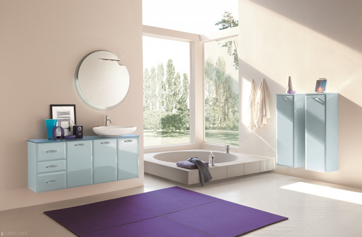 Ambra - Italian bath, clean design, bath, Ambra, vanities, bathrooms Chicago, bathroom, modern bathroom, bathroom furniture, cabinets, shower
