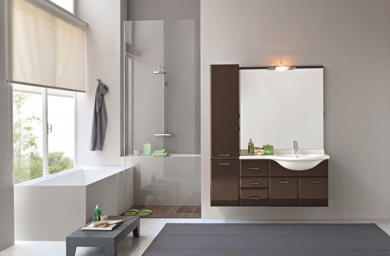 Ambra - vanities, bathroom furniture, bath, bathrooms Chicago, Italian bath, bathroom, clean design, modern bathroom, shower, cabinets, Ambra