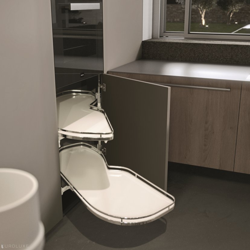 AK Project in Basalto Melamine & Tecnomatt Office - urban interior, chicago italian cabinets, italian, dining furniture, kitchen Chicago, modern design, ak project, arrital, modern kitchen cabinets, arrital cabinets chicago, contemporary kitchen