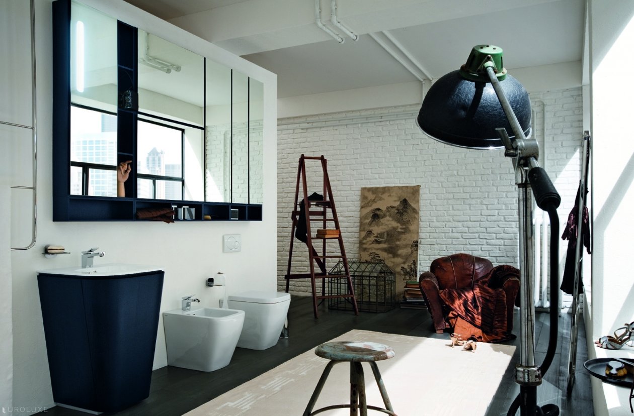 Suede - urban interior, shower, modern bathroom, Chicago furniture, bathroom ensembles, , bathroom doors, deep bath, bathroom bidet, bathroom chandeliers, Suede bathroom