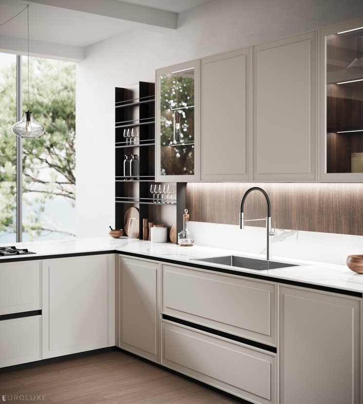 Tes - italian, modern design, minimalistic kitchen, dining furniture, custom kitchen cabinets, Tes by Miton, kitchen cabinets, european kitchen, wooden kitchen, urban interior, Miton cabinets chicago, modern kitchen, kitchen Chicago, contemporary kitchen, black kitchen, Miton Chicago
