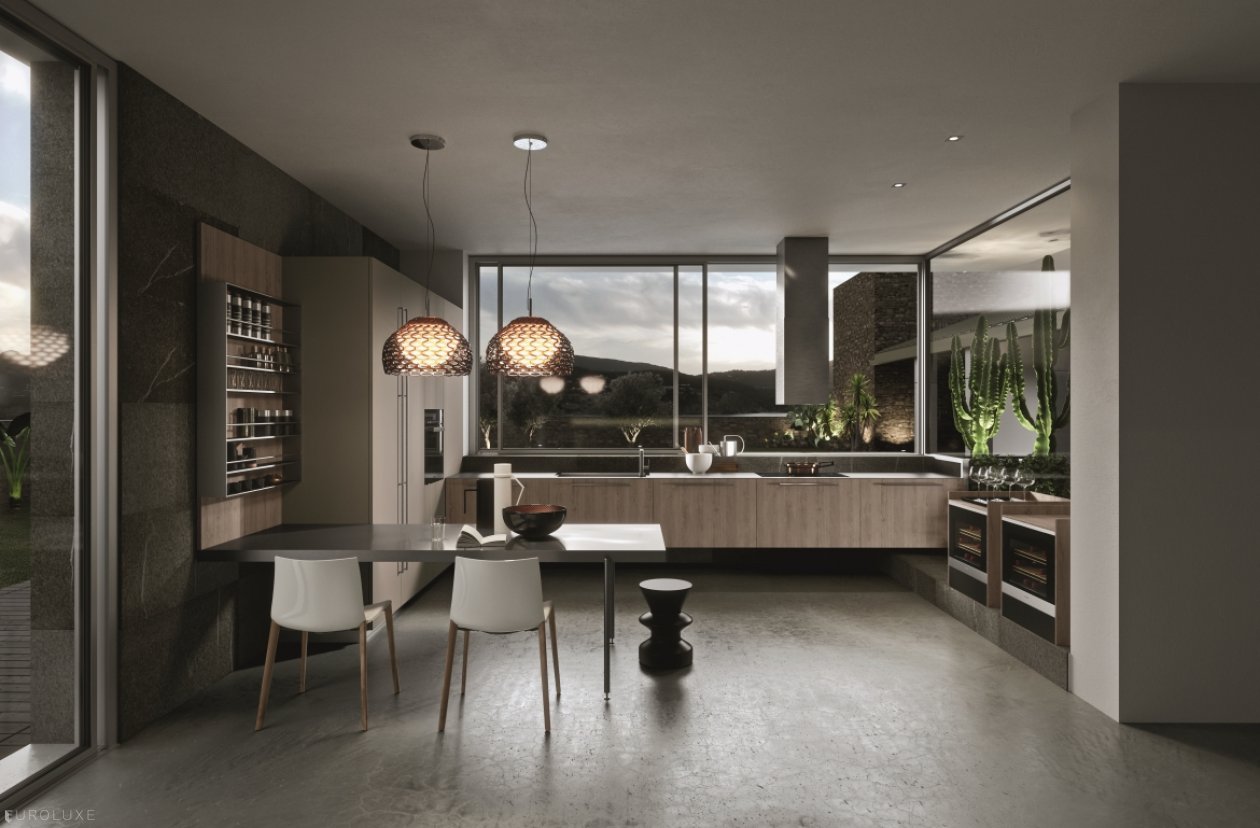 AK Project in Basalto Melamine & Tecnomatt Office - modern design, arrital cabinets chicago, dining furniture, arrital, italian, kitchen Chicago, ak project, urban interior, modern kitchen cabinets, chicago italian cabinets, contemporary kitchen