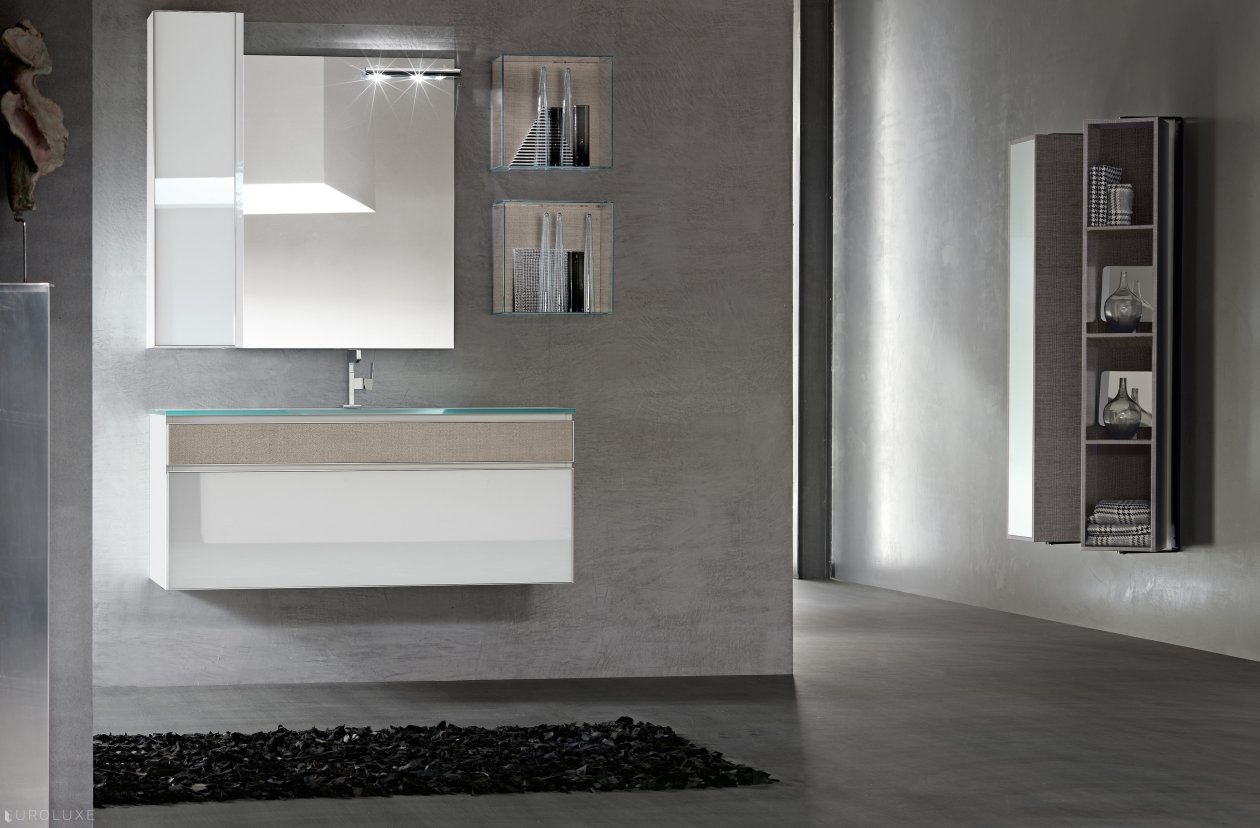 Onyx - Onyx bathroom, clean design, Chicago bath, modern bathroom, bathroom furniture, Italian furniture, bathroom mirror