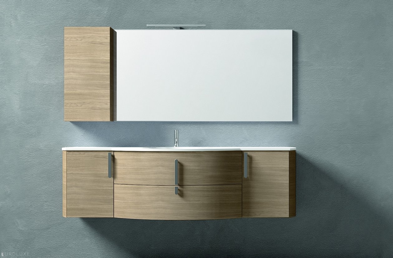 Topazio - white bathroom, Topazio, bathroom interior, Italian furniture, cabinets, bathroom furniture, modern bath