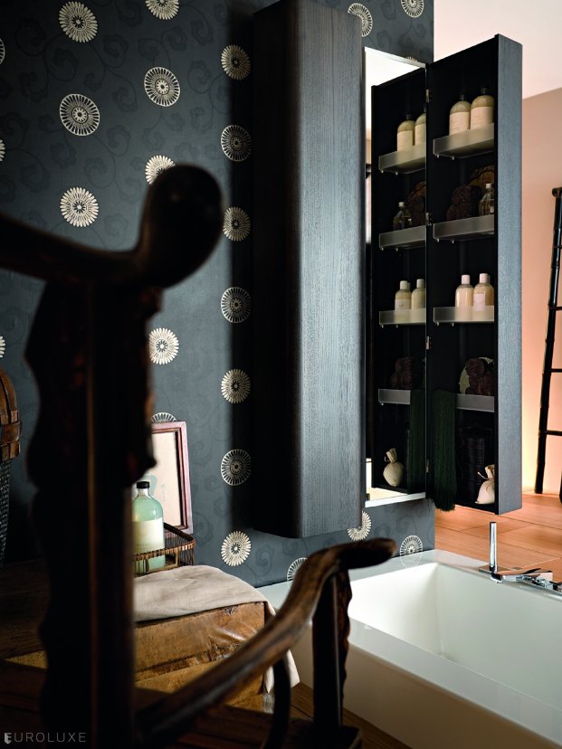 Suede - urban interior, modern bathroom, shower, bathroom ensembles, Suede bathroom, bathroom chandeliers, deep bath, , Chicago furniture, bathroom bidet, bathroom doors