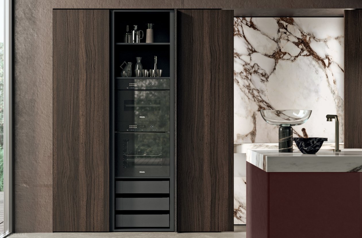 Vogue - kitchen Chicago, custom kitchen cabinets, modern kitchen, Vogue by Binova, kitchen cabinets, minimalistic kitchen, Binova cabinets chicago, modern design, italian, dining furniture, wooden kitchen, black kitchen, urban interior, contemporary kitchen, european kitchen