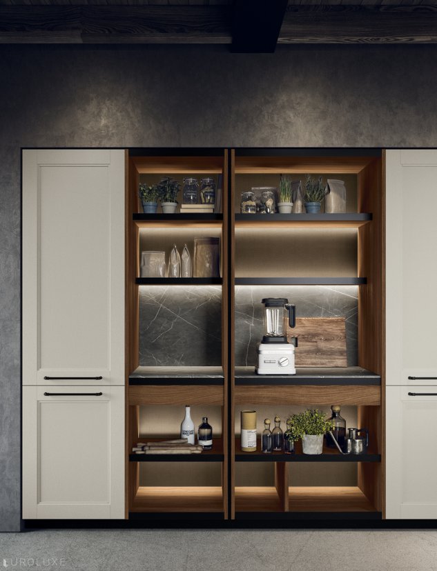 Talia - modern kitchen, Miton Chicago, contemporary kitchen, wooden kitchen, Talia by Miton, minimalistic kitchen, kitchen cabinets, black kitchen, modern design, Miton cabinets chicago, urban interior, kitchen Chicago, european kitchen, italian, dining furniture, custom kitchen cabinets