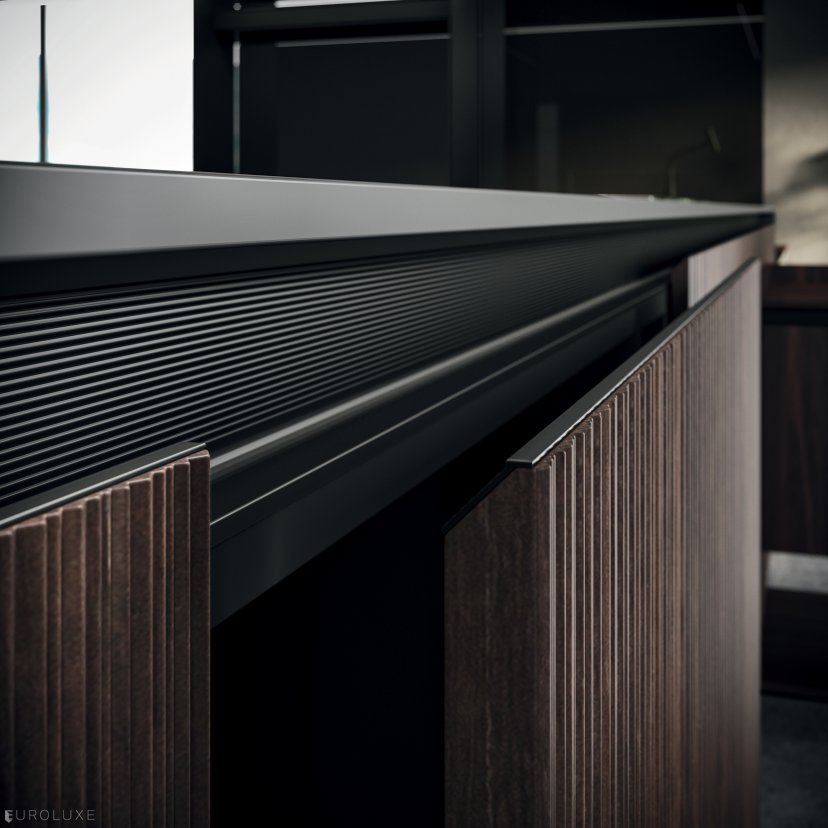 Nautila - minimalistic kitchen, urban interior, arrital cabinets chicago, european kitchen, modern kitchen, contemporary kitchen, custom kitchen cabinets, kitchen Chicago, italian, Nautila arrital, black kitchen, kitchen cabinets, dining furniture, modern design, wooden kitchen