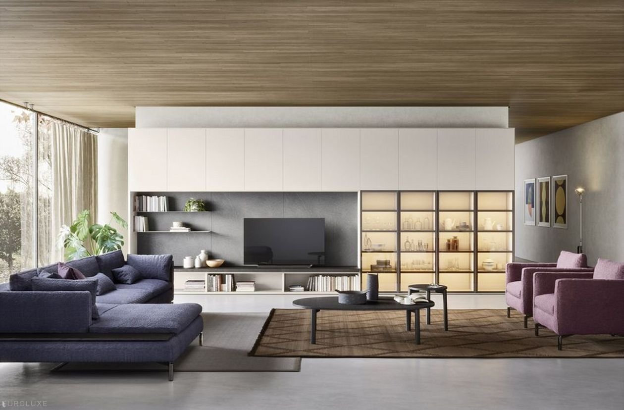 Cheerful House - italian modular entertainment system, modern media walls