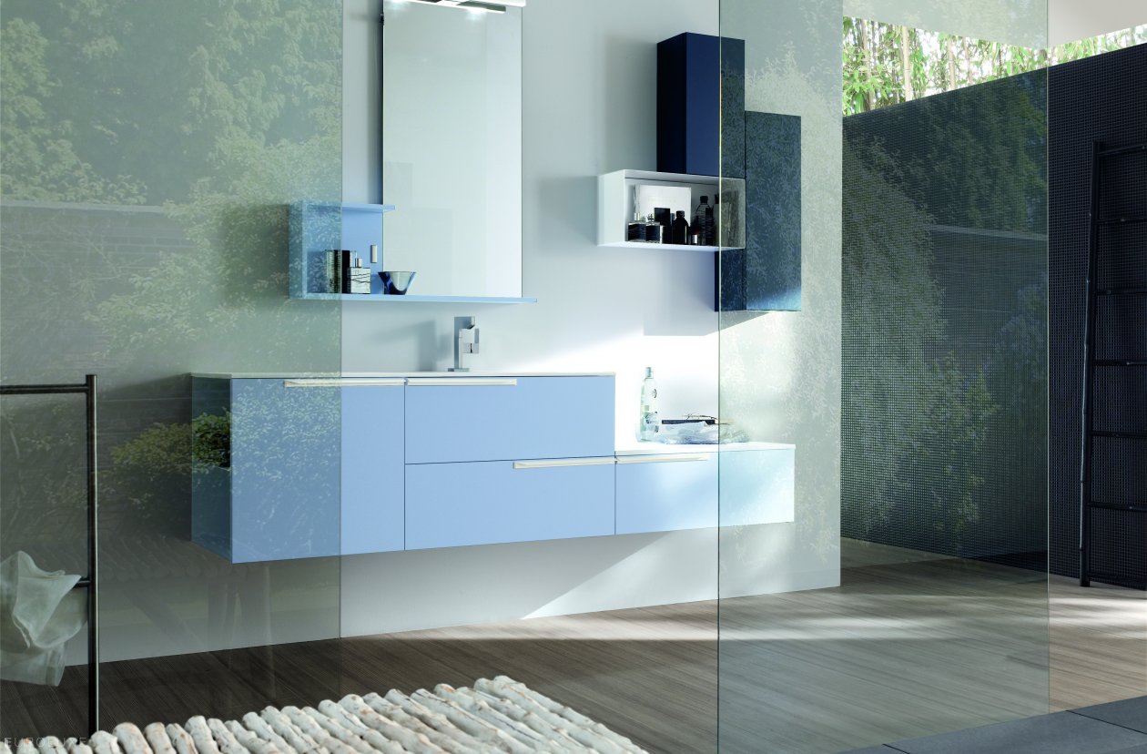 Turchese - Chicago interior, modern bathroom, Italian style, Turchese, bathroom furniture, bath, urban design, contemporary bathroom