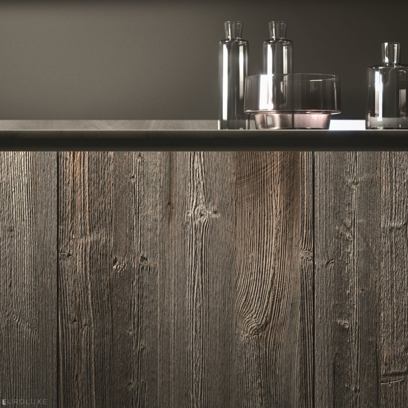 AK 05 in Abete Chalet Veneer & Piombo Laquer - ak project, chicago italian cabinets, modern kitchen cabinets, modern design, arrital cabinets chicago, contemporary kitchen, dining furniture, kitchen Chicago, arrital, urban interior, italian