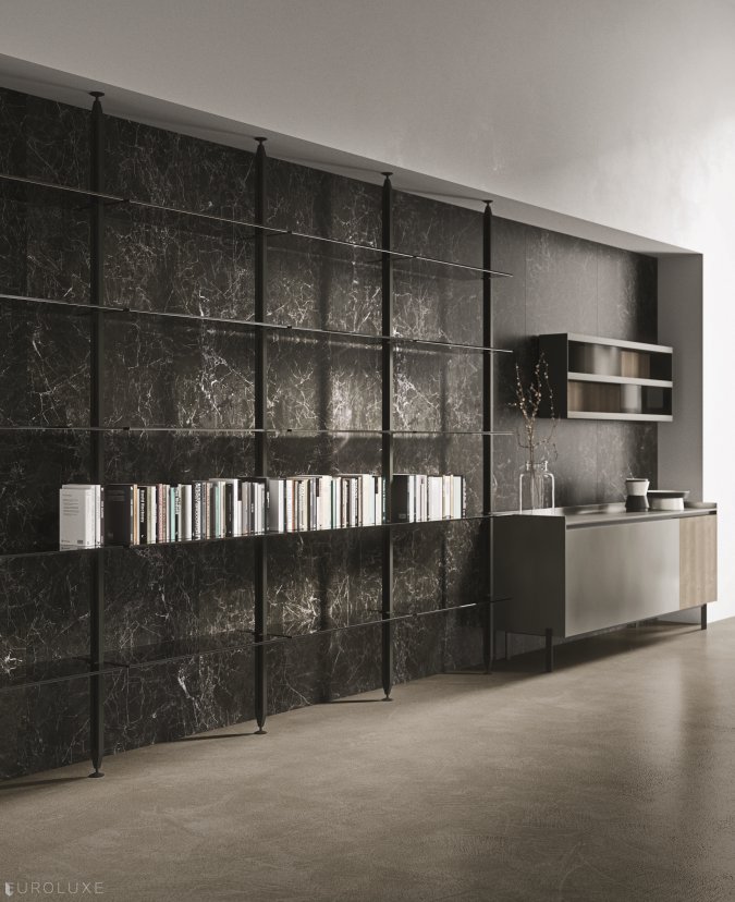 AK 05 in Abete Vigo Veneer and Metallic Lacquer - urban interior, italian, arrital cabinets chicago, chicago italian cabinets, kitchen Chicago, dining furniture, ak project, arrital, modern kitchen cabinets, contemporary kitchen, modern design