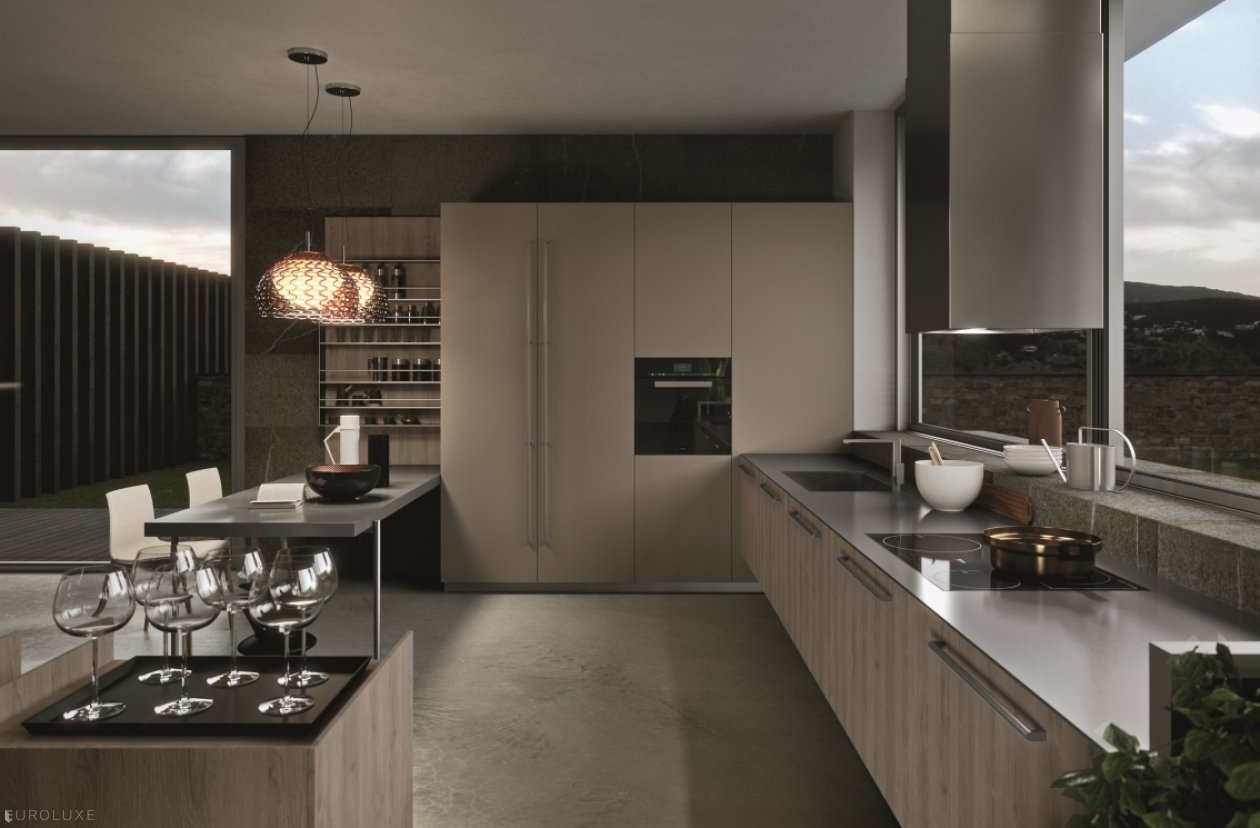 AK Project in Basalto Melamine & Tecnomatt Office - modern design, dining furniture, kitchen Chicago, arrital cabinets chicago, italian, contemporary kitchen, chicago italian cabinets, ak project, urban interior, modern kitchen cabinets, arrital