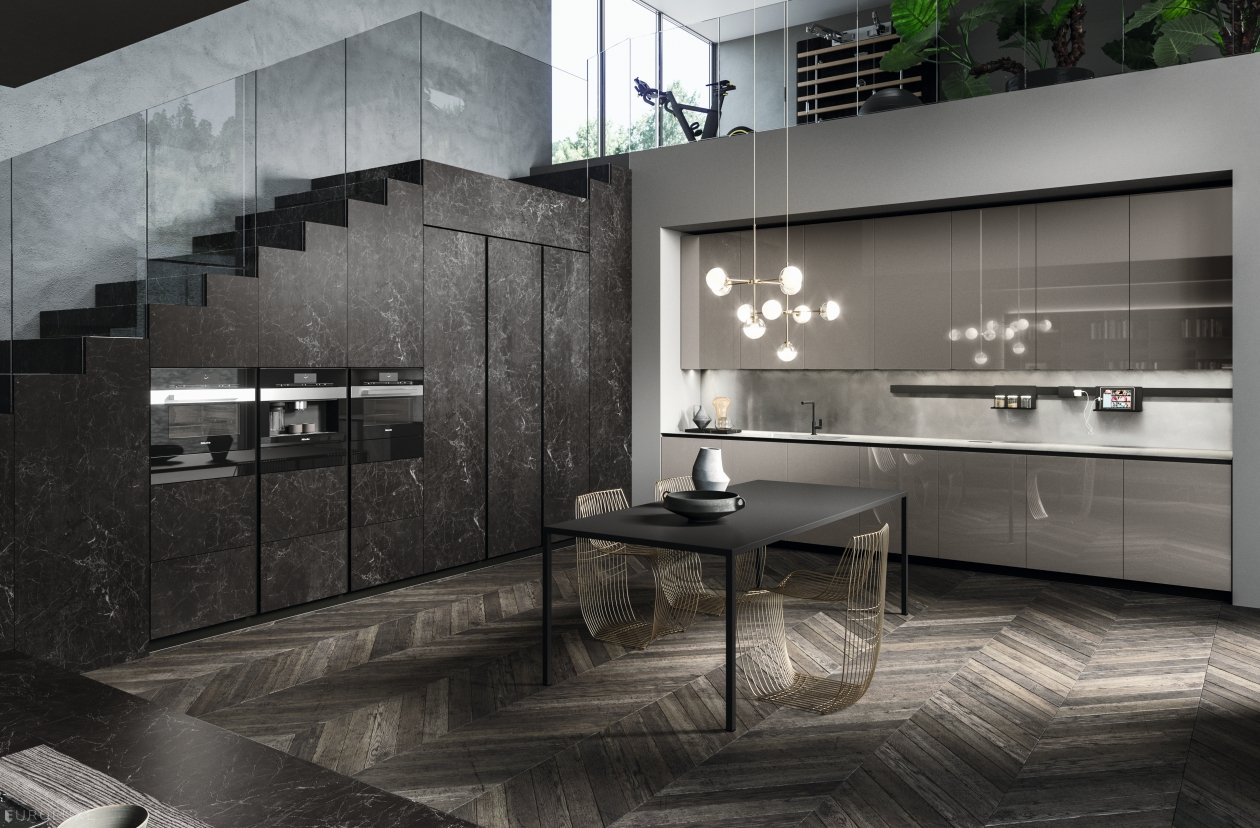 AK 04 - cabinets, modern design, arrital, ak project, urban interior, contemporary kitchen, arrital cabinets chicago, kitchen Chicago, dining furniture, italian