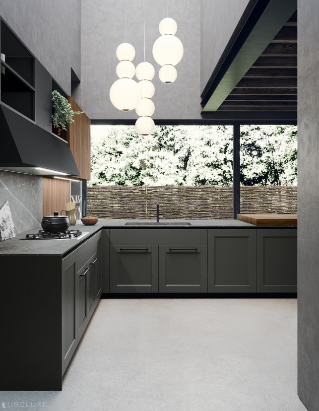 Talia - modern design, custom kitchen cabinets, kitchen Chicago, Miton Chicago, dining furniture, urban interior, modern kitchen, Miton cabinets chicago, Talia by Miton, kitchen cabinets, black kitchen, contemporary kitchen, italian, minimalistic kitchen, european kitchen, wooden kitchen