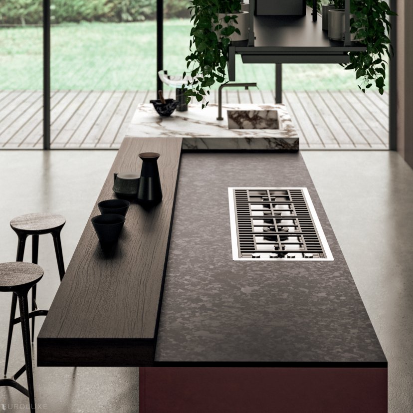 Vogue - italian, kitchen cabinets, minimalistic kitchen, Vogue by Binova, contemporary kitchen, urban interior, black kitchen, european kitchen, dining furniture, Binova cabinets chicago, kitchen Chicago, wooden kitchen, modern design, custom kitchen cabinets, modern kitchen
