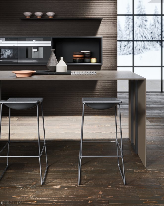Moka - minimalistic kitchen, modern european kitchen, european kitchen, italian kitchen, chicago kitchen cabinets, Moka, Pedini, modern kitchen