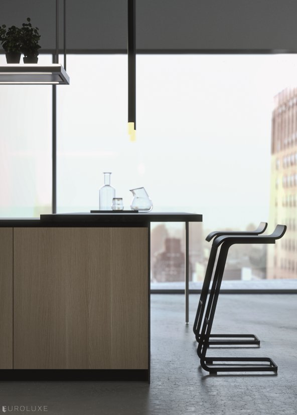AK Project in Sesamo and Etna Textured Melamine - arrital, kitchen Chicago, italian, chicago italian cabinets, modern kitchen cabinets, arrital cabinets chicago, contemporary kitchen, urban interior, modern design, ak project, dining furniture
