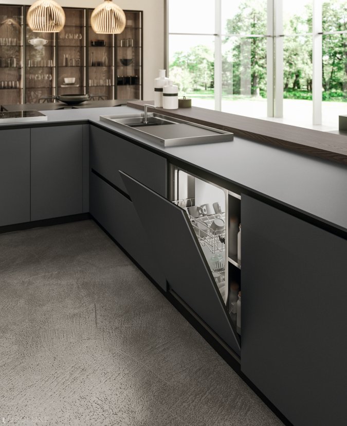 AK 04 - kitchen Chicago, italian, modern design, ak project, contemporary kitchen, urban interior, arrital, arrital cabinets chicago, dining furniture, cabinets
