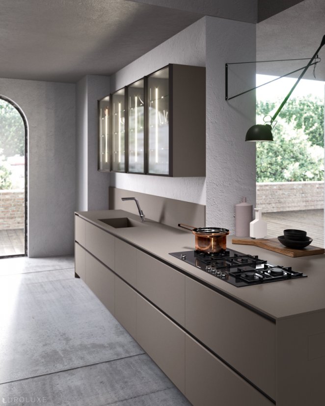 Moka - chicago kitchen cabinets, Pedini, italian kitchen, minimalistic kitchen, european kitchen, modern european kitchen, Moka, modern kitchen