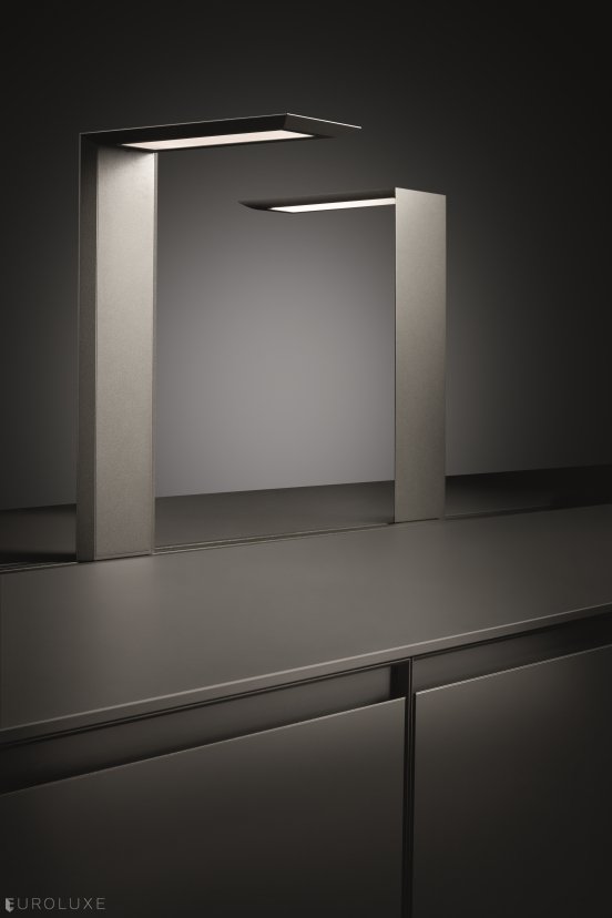 AK 08 in Fenix Biombo Doha - kitchen Chicago, italian cabinets, european kitchen cabinets, ak project arrital, modular kitchen, italian, modern kitchen cabinets, contemporary kitchen, urban interior, dining furniture, arrital cabinets chicago, black kitchen, minimalistic kitchen, modern design