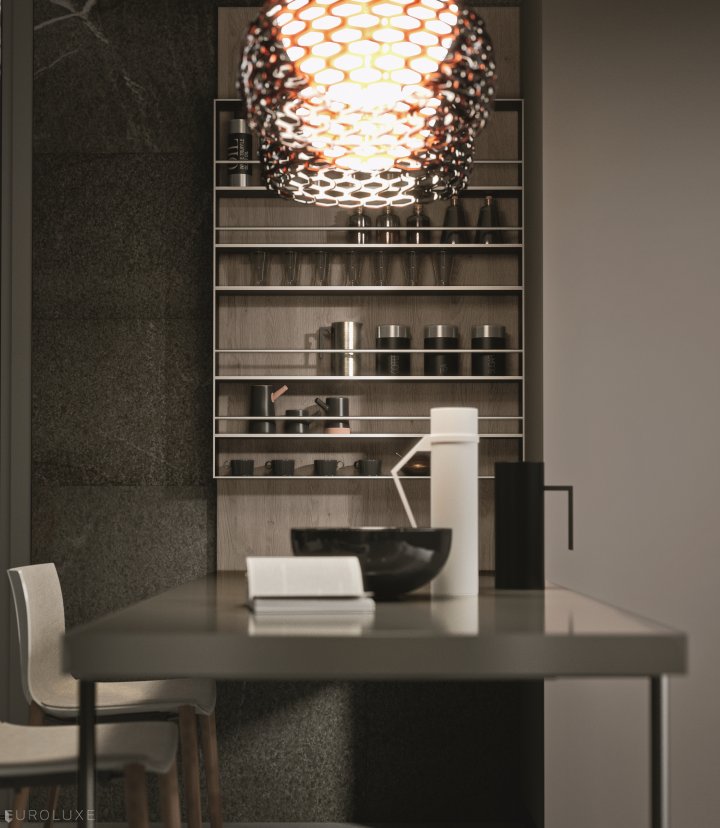 AK Project in Basalto Melamine & Tecnomatt Office - modern design, arrital, modern kitchen cabinets, arrital cabinets chicago, chicago italian cabinets, italian, dining furniture, contemporary kitchen, kitchen Chicago, ak project, urban interior