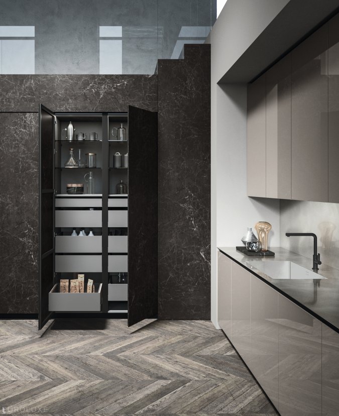 AK 04 - contemporary kitchen, urban interior, modern design, dining furniture, cabinets, arrital, italian, ak project, arrital cabinets chicago, kitchen Chicago