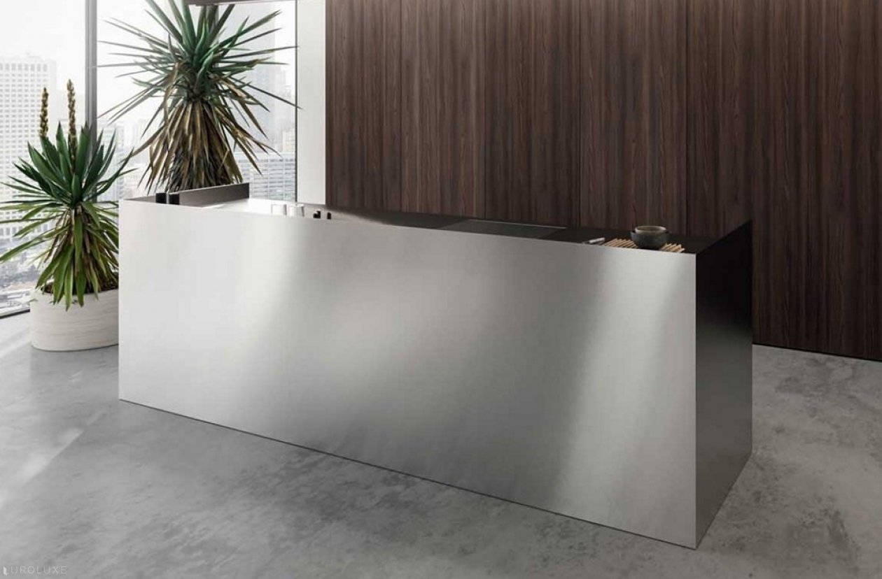 Nautila - kitchen cabinets, wooden kitchen, arrital cabinets chicago, custom kitchen cabinets, modern kitchen, urban interior, kitchen Chicago, minimalistic kitchen, contemporary kitchen, dining furniture, black kitchen, italian, modern design, european kitchen, Nautila arrital