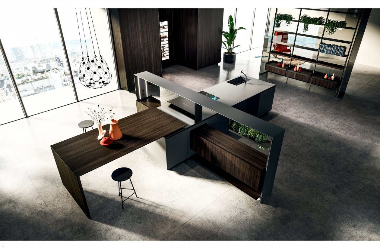 Nautila - contemporary kitchen, arrital cabinets chicago, wooden kitchen, kitchen cabinets, modern kitchen, modern design, european kitchen, black kitchen, minimalistic kitchen, dining furniture, custom kitchen cabinets, kitchen Chicago, italian, urban interior, Nautila arrital