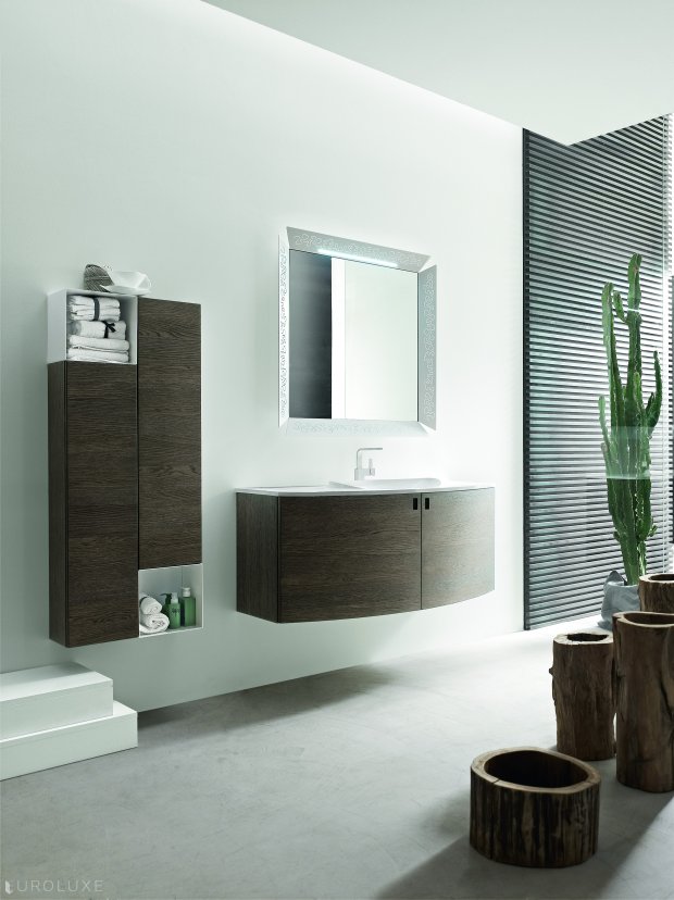 Topazio - Italian furniture, bathroom interior, modern bath, cabinets, bathroom furniture, Topazio, white bathroom