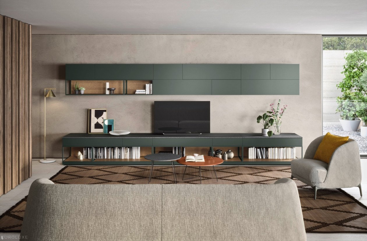 Creative Residence - italian modular entertainment system, modern media walls