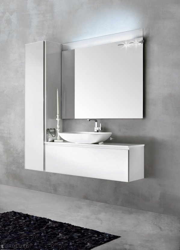 Onyx - Italian furniture, Onyx bathroom, modern bathroom, Chicago bath, bathroom mirror, bathroom furniture, clean design