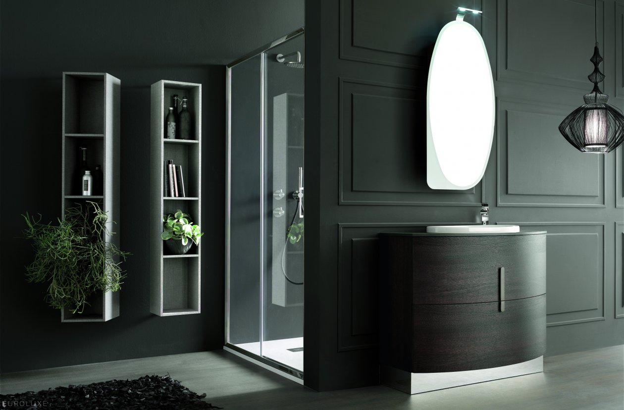 Topazio - Italian furniture, bathroom interior, modern bath, cabinets, bathroom furniture, Topazio, white bathroom