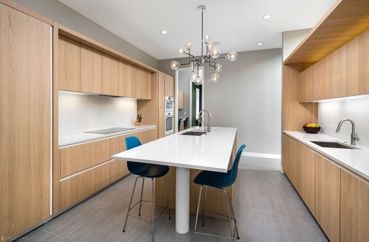 Chicago | Lincoln Square Kitchen - chicago, natural white oak, ak-05, veneer, arrital