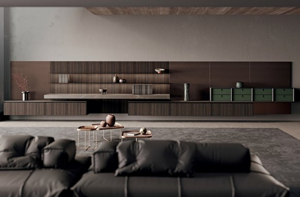 Scava by Binova - wooden kitchen, minimalistic kitchen, modern design, modern kitchen, Binova cabinets chicago, urban interior, european kitchen, dining furniture, italian, contemporary kitchen, kitchen Chicago, custom kitchen cabinets, Scava by Binova, black kitchen, kitchen cabinets