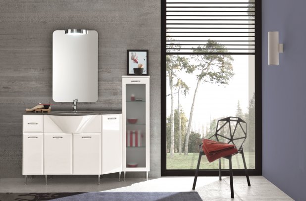 Ambra by Artesi - Italian bath, bathroom, Ambra, modern bathroom, bathroom furniture, clean design, bathrooms Chicago, bath, cabinets, vanities, shower